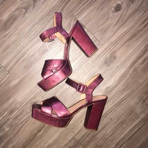 Intentionally Blank “Stamina” Leather Platforms✨